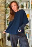 Clemmie Box Knit Navy